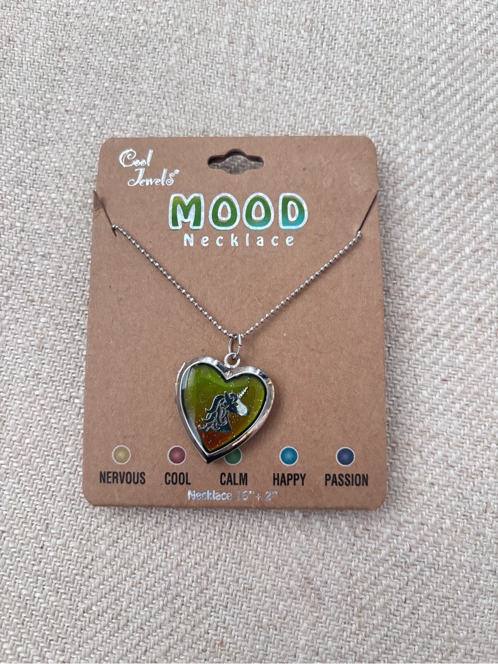 NEW 2018 Cool Jewels Mood Locket Necklace